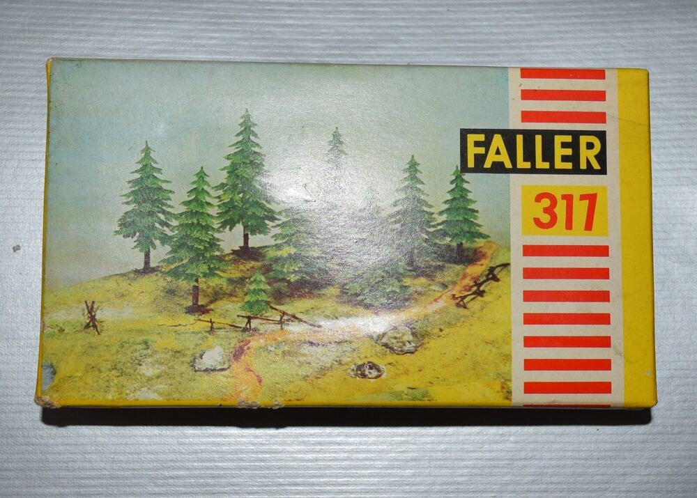 VINTAGE FALLER - HO SCALE # 317 SMALL PINE KIT NEW IN OPEN BOX